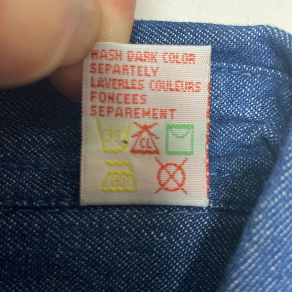 STONE WASHED DENIM SHIRT - Picture 7 of 7